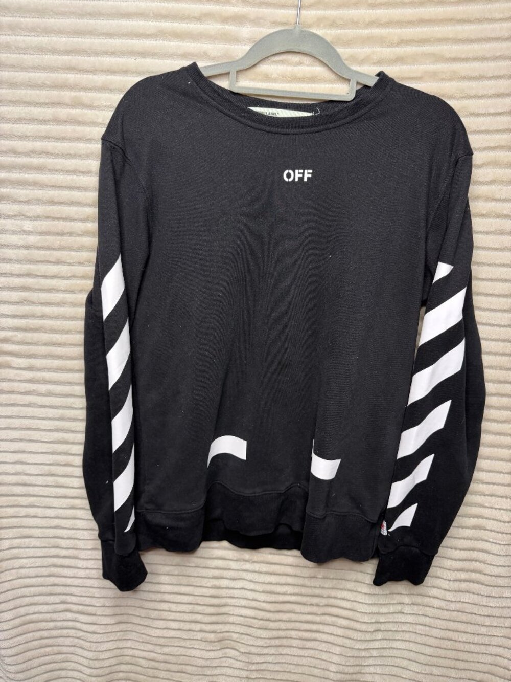 Off-White Black Diagonal Arrows Sweatshirt